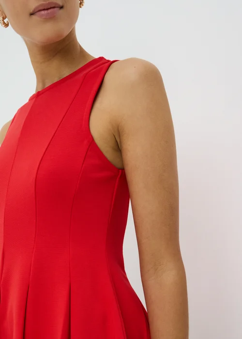 Red Fit & Flare Vest Top - 10 Image 3