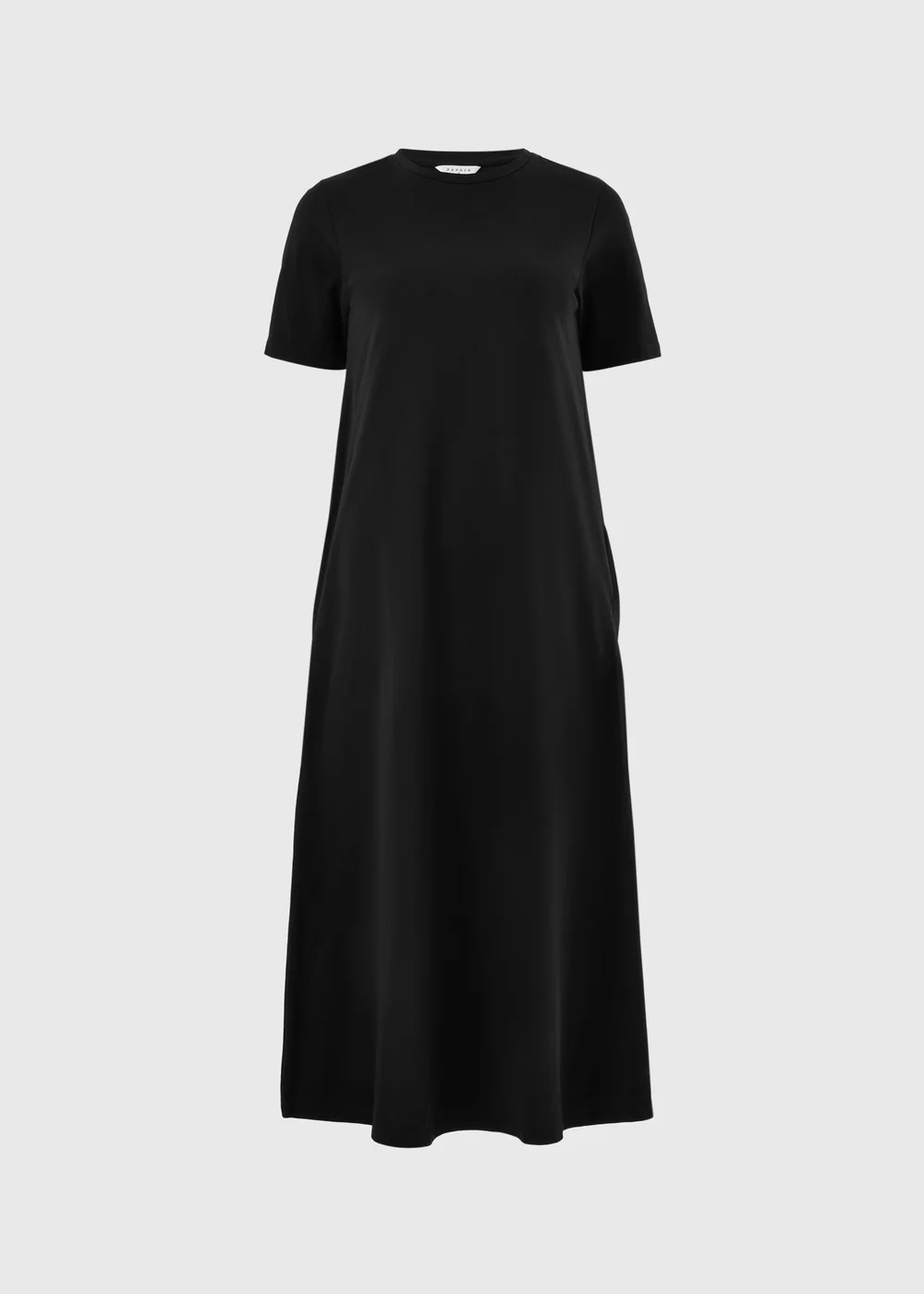 Black T-Shirt Midaxi Dress - 8 | Matalan Black T-Shirt Midaxi Dress - 8 | Matalan
