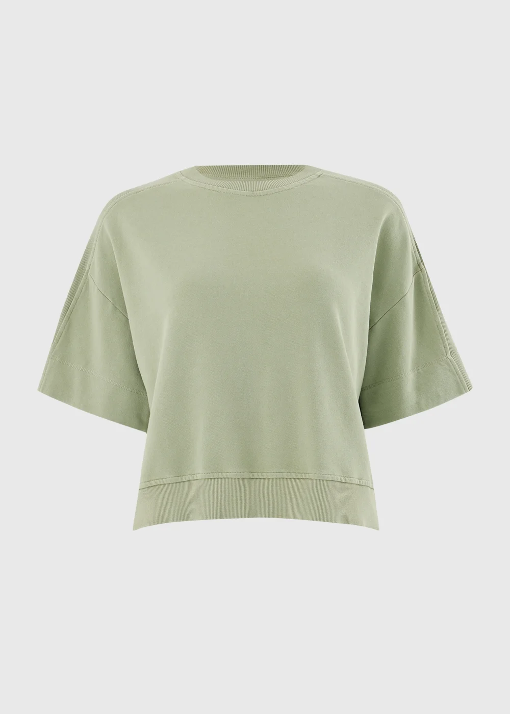 Green Acid Wash Co Ord T-Shirt - XS Image 1