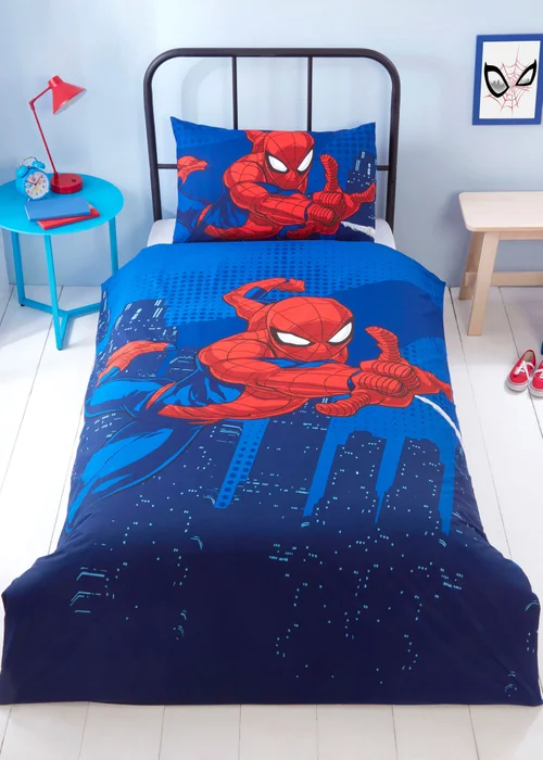 Disney's Spider-Man Navy Duvet Set - Single Image 1