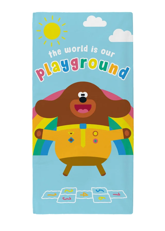Hey Duggee Blue Towel