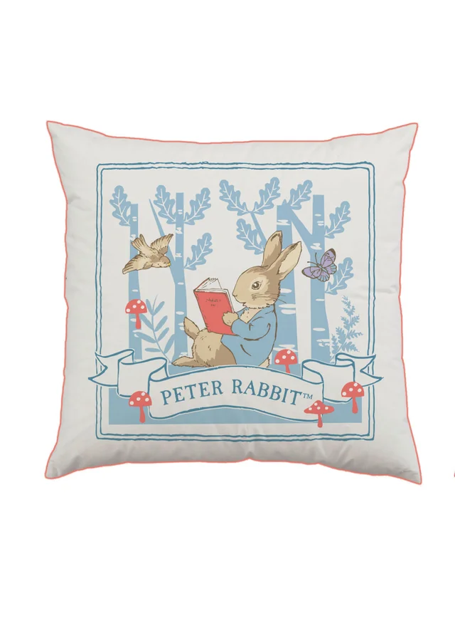 Peter Rabbit White Cushion