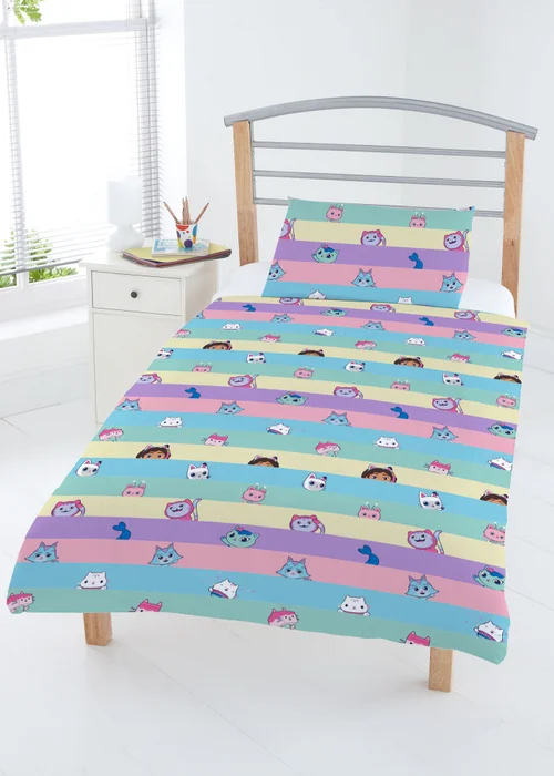 Gabby's Dollhouse Rainbow duvet set - Junior Image 2