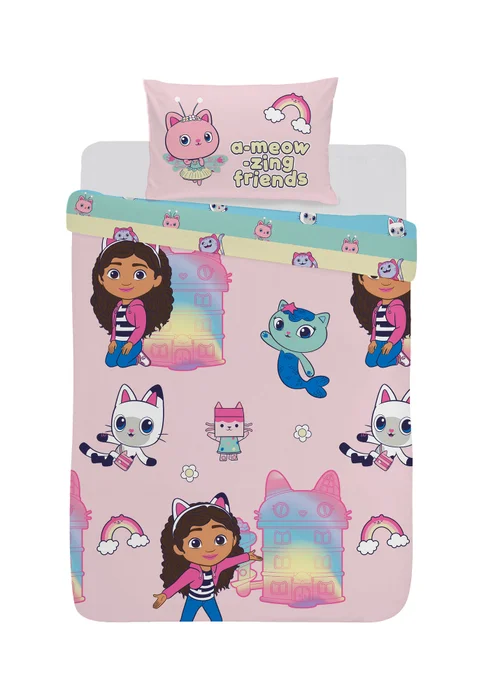 Gabby's Dollhouse Rainbow duvet set - Junior Image 3