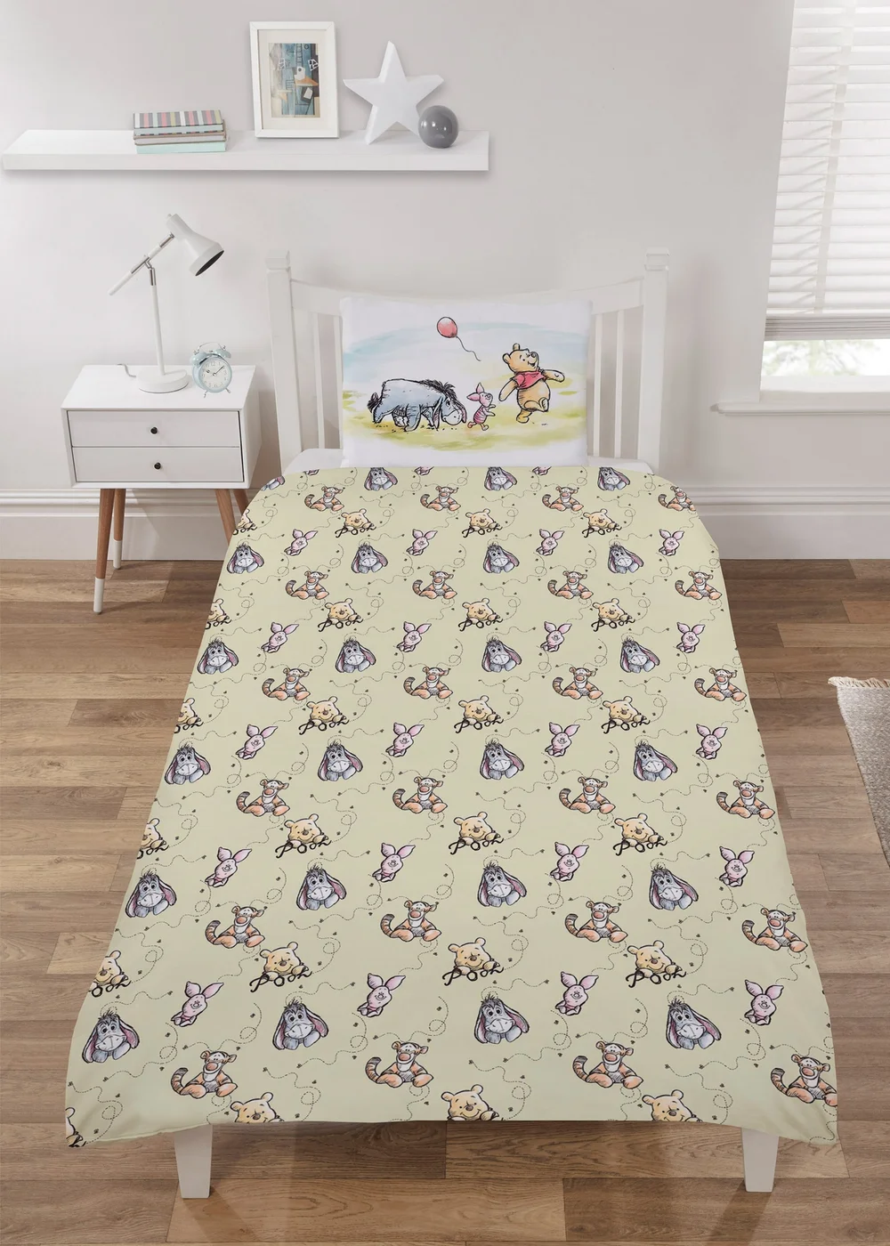 Disney's Winnie The Pooh White Duvet Set - Single Image 2