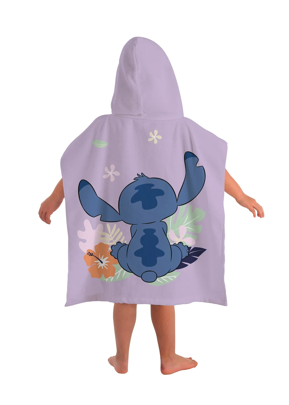 Disney's Stitch Purple Towel Poncho - One Size Image 2