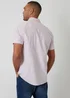 Threadbare Pink Oxford Cotton Short Sleeve Shirt - XL Image 2