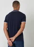 Threadbare Navy Jetted Pocket Cotton Polo Shirt - 2XL Image 2