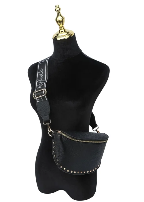 Raffaella Black Sling Crossbody Bag - One Size Image 2