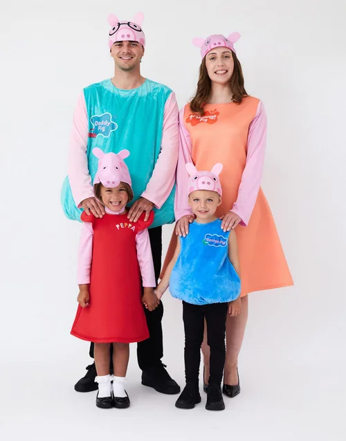Vanilla Underground Peppa Pig Adults Blue Daddy Pig Costume - L/XL Image 5