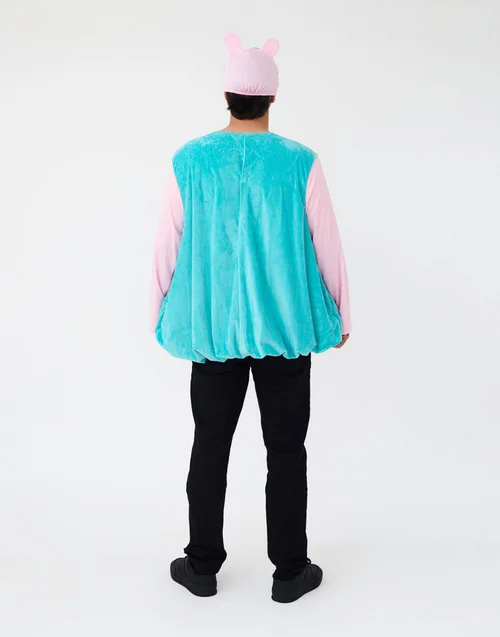 Vanilla Underground Peppa Pig Adults Blue Daddy Pig Costume - L/XL Image 4