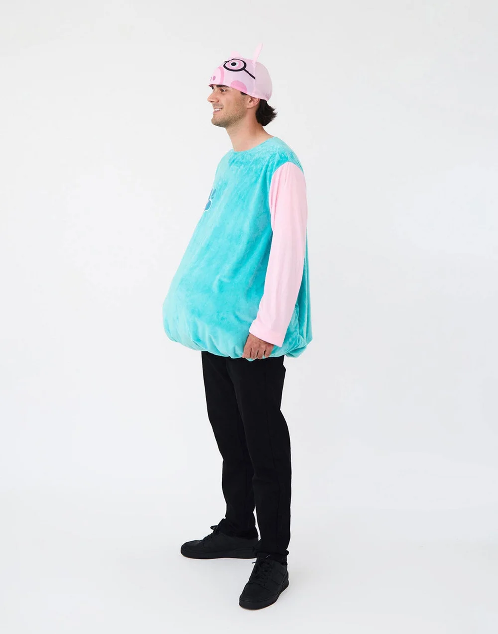 Vanilla Underground Peppa Pig Adults Blue Daddy Pig Costume - L/XL Image 2