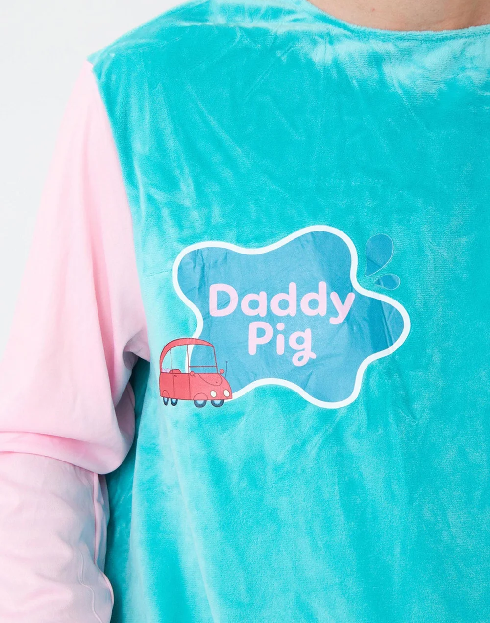Vanilla Underground Peppa Pig Adults Blue Daddy Pig Costume - L/XL Image 3