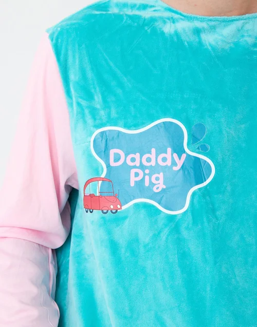 Vanilla Underground Peppa Pig Adults Blue Daddy Pig Costume - L/XL Image 3