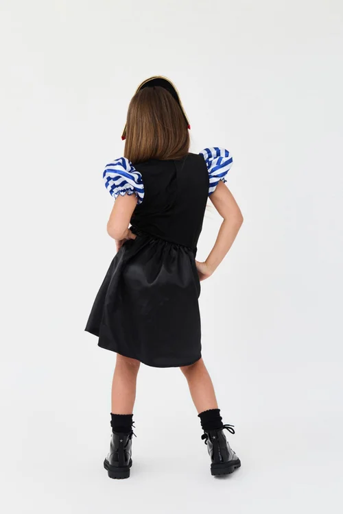 Vanilla Underground Kids Multicoloured Fearsome Pirate Girls Costume (3 - 10 Years) - 8-10 Yrs Image 3