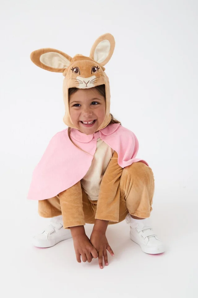 Vanilla Underground Peter Rabbit Kids Multicolour Flopsy Bunny Costume (3 - 8 Years)