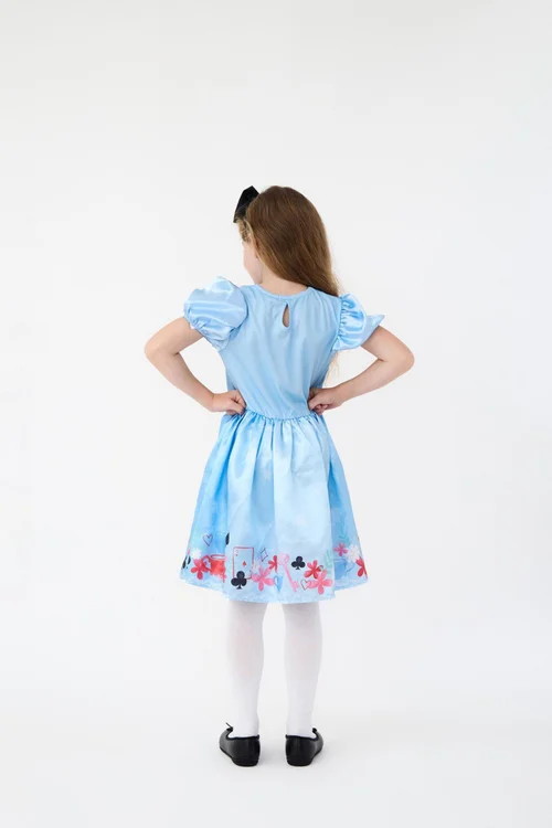 Vanilla Underground Kids Blue Wonderful Alice Costume (3-10 Years) - 4-6 Yrs Image 3