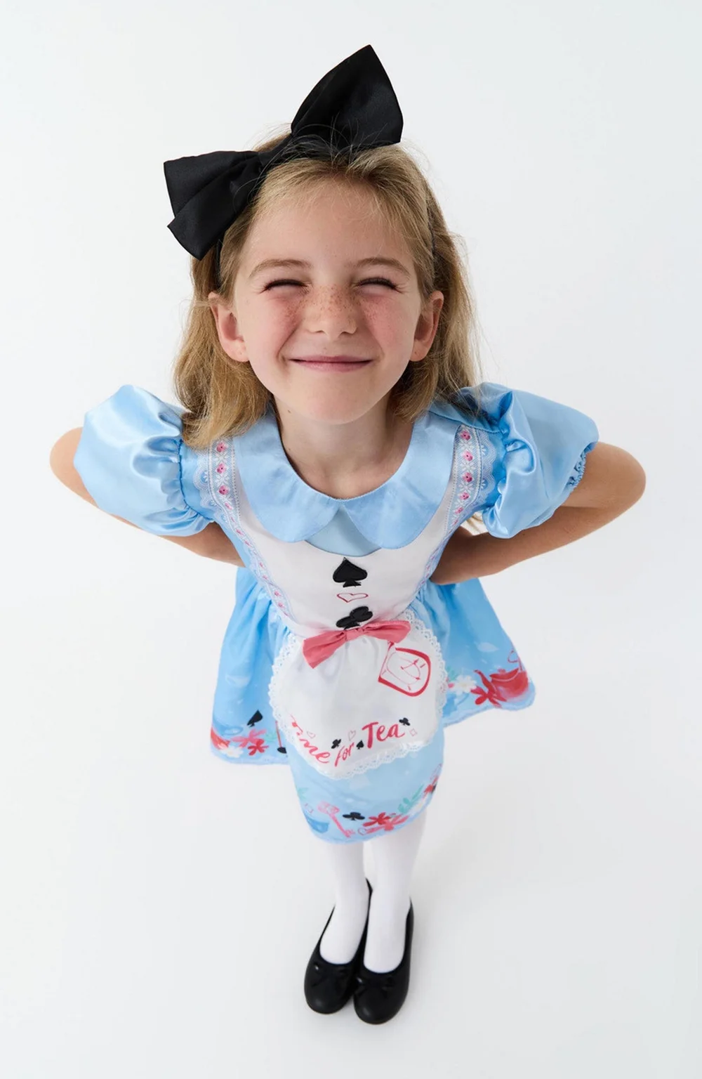 Vanilla Underground Kids Blue Wonderful Alice Costume (3-10 Years) - 4-6 Yrs Image 2