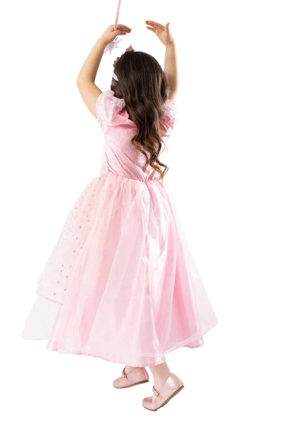 Vanilla Underground Kids Pink Good Fairy Costume (4-10 Years) - 6-8 Yrs Image 2