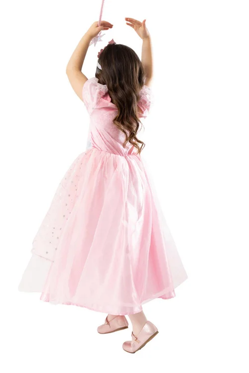 Vanilla Underground Kids Pink Good Fairy Costume (4-10 Years) - 6-8 Yrs Image 2