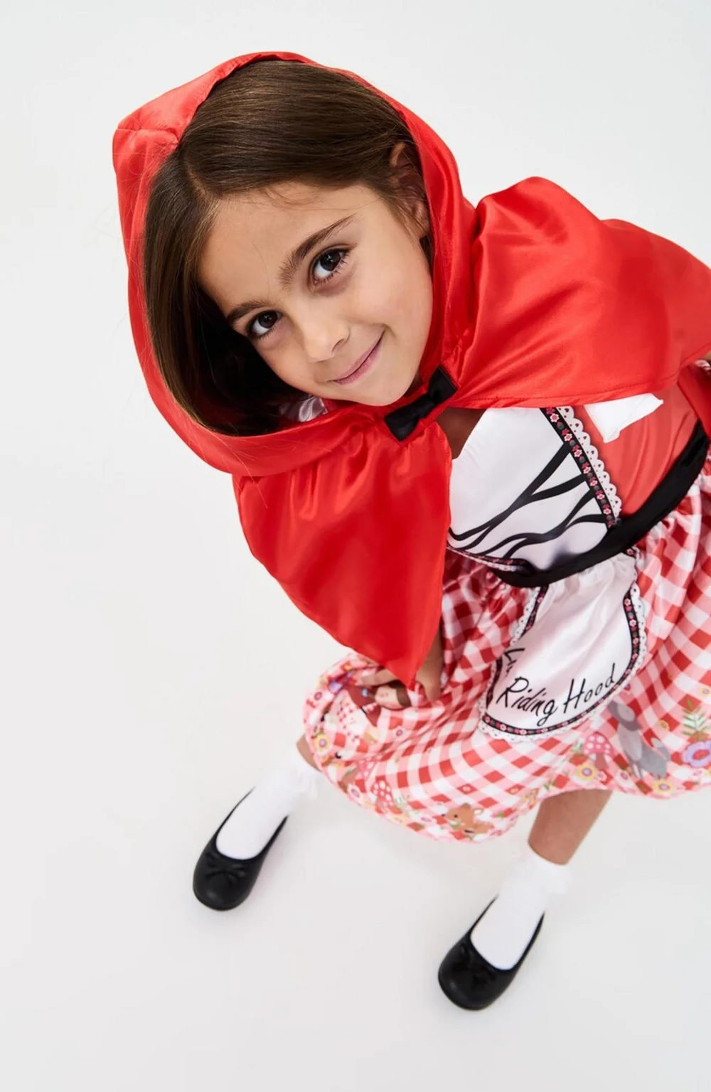Vanilla Underground Little Red Riding Hood Kids Costume (3 - 10 Years) - 6-8 Yrs Image 5