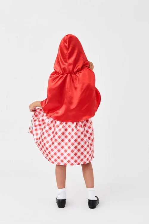 Vanilla Underground Little Red Riding Hood Kids Costume (3 - 10 Years) - 6-8 Yrs Image 3
