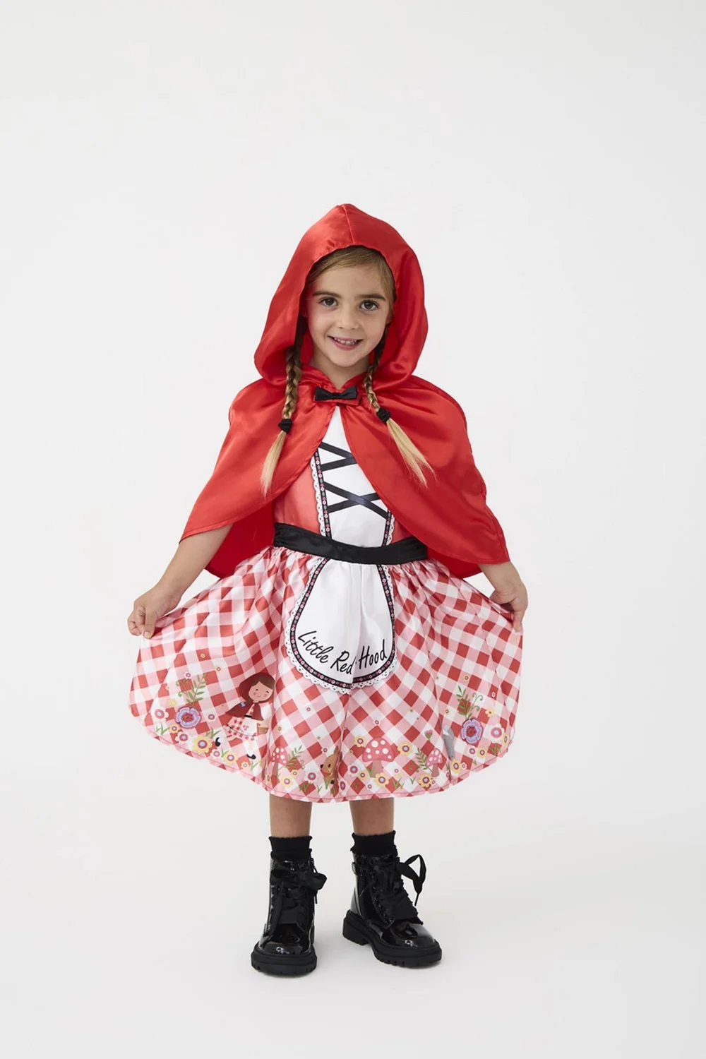 Vanilla Underground Little Red Riding Hood Kids Costume (3 - 10 Years) - 6-8 Yrs Image 1