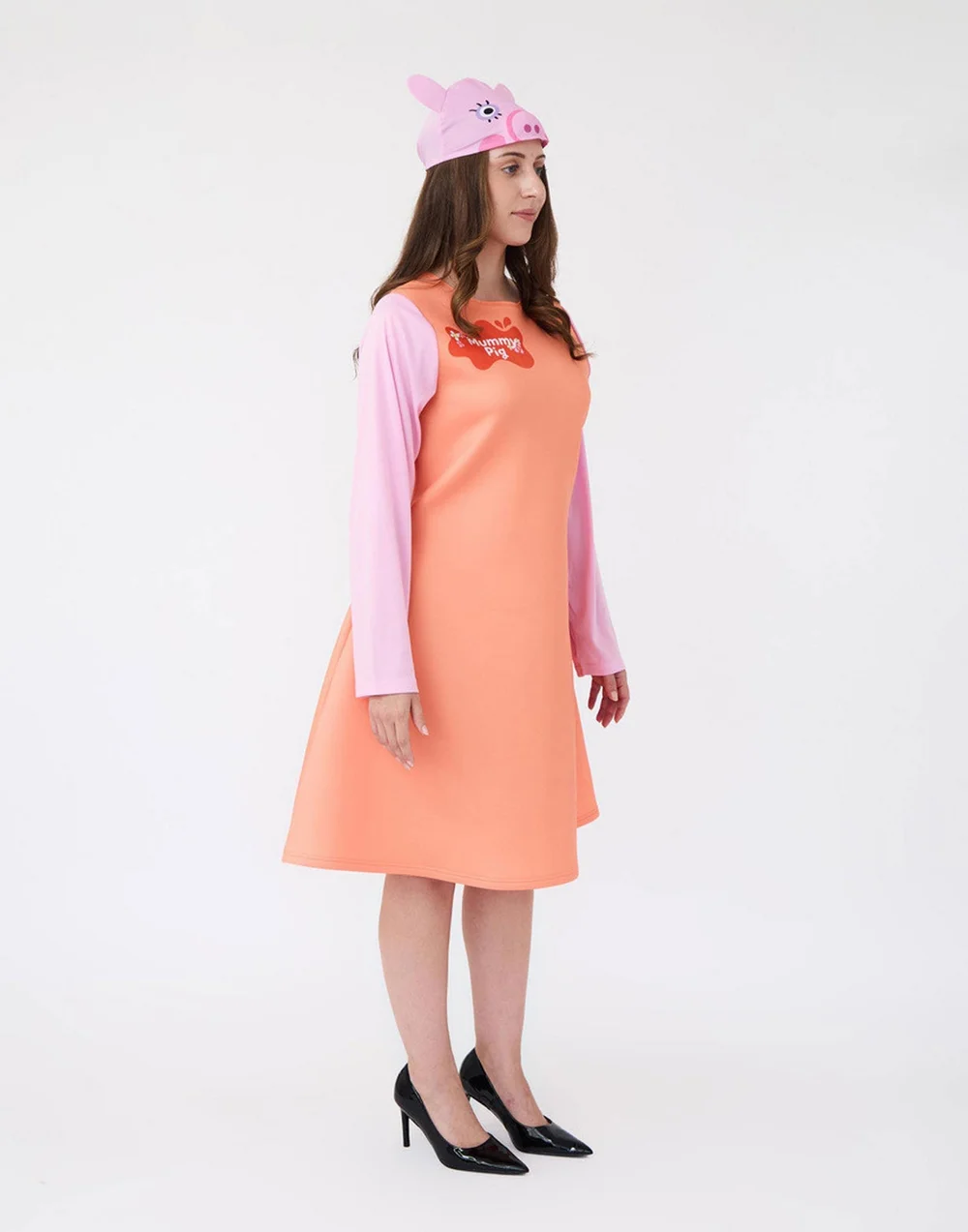 Vanilla Underground Peppa Pig Adults Orange Mummy Pig Costume - L/XL Image 3