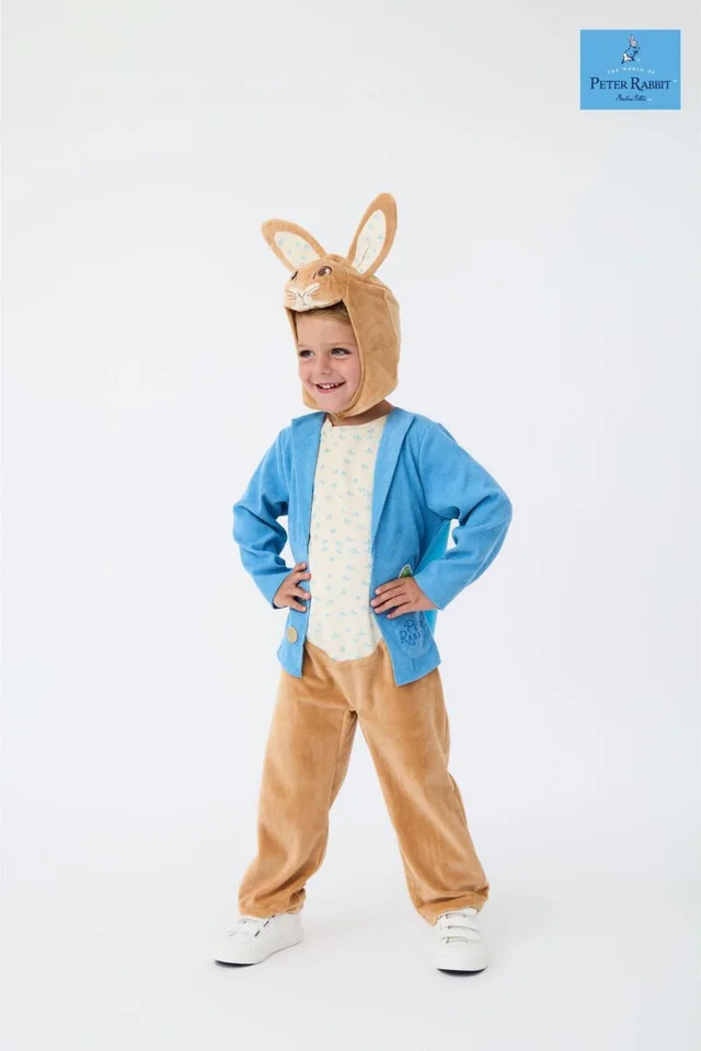 Vanilla Underground Peter Rabbit Kids Multicolour Costume (3 - 8 Years)