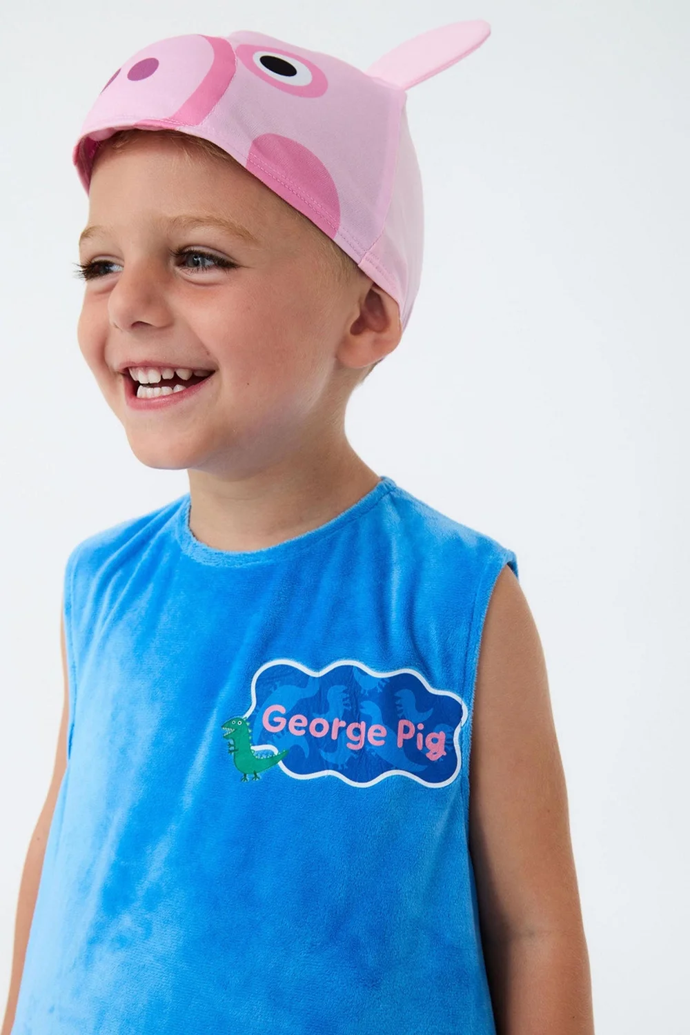 Vanilla Underground Peppa Pig Kids Blue George Pig Costume (2 - 6 Years) - 3-4 Yrs Image 4