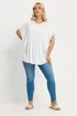 Yours Curve White Embroidered Blouse - 30-32 Image 2