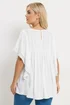 Yours Curve White Embroidered Blouse - 30-32 Image 3