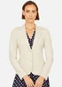 Yumi Beige Stretch Cotton Blazer - 8 Image 3