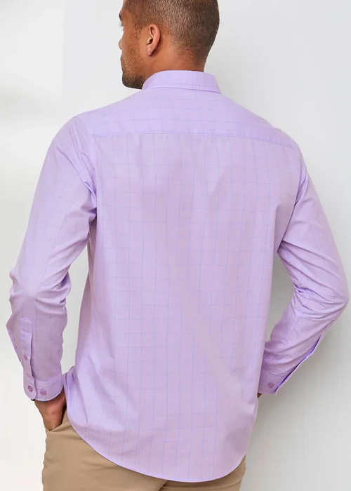 Cotton Traders Soft Iris Long Sleeve Classic Poplin Shirt - 2XL Image 2