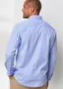 Cotton Traders China Blue Long Sleeve Classic Poplin Shirt - 2XL Image 2