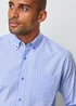Cotton Traders China Blue Long Sleeve Classic Poplin Shirt - 2XL Image 3