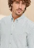 Cotton Traders Basil Signature Long Sleeve Oxford Shirt - 4XL Image 3