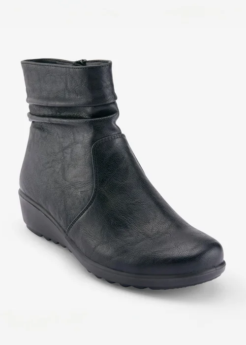 Cotton Traders Black Core Comfort Flexisole Boots - 5 Image 1