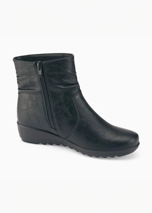 Cotton Traders Black Core Comfort Flexisole Boots - 5 Image 2