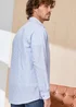 Cotton Traders Powder Blue Signature Long Sleeve Oxford Shirt - 2XL Image 3