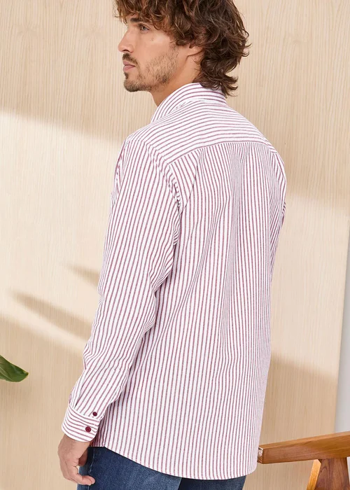 Cotton Traders Deep Rust Signature Long Sleeve Oxford Shirt - 5XL Image 2