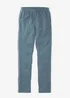 Cotton Traders Washed Aqua Side Detail Jog Pants - L/L29 Image 3