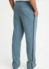 Cotton Traders Washed Aqua Side Detail Jog Pants - L/L29 Image 2