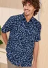 Cotton Traders Ink Signature Short Sleeve Soft Touch Print Shirt - M Image 1