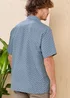 Cotton Traders Misty Blue Signature Short Sleeve Soft Touch Print Shirt - M Image 2