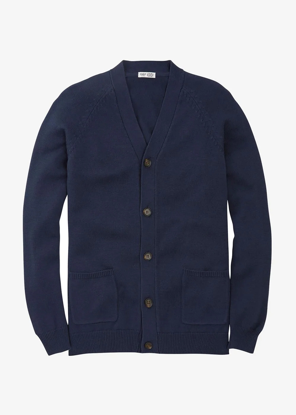 Cotton Traders Dark Sky Cotton Button Through Cardigan - 3XL Image 4