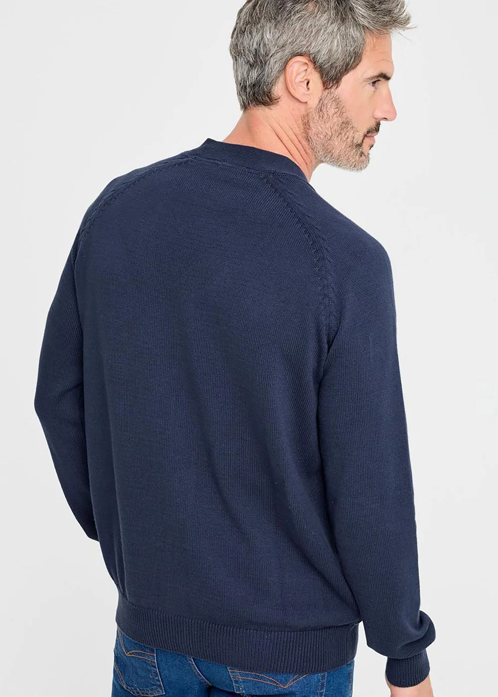 Cotton Traders Dark Sky Cotton Button Through Cardigan - 3XL Image 2