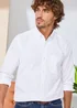 Cotton Traders White White Signature Long Sleeve Oxford Shirt - XL Image 1