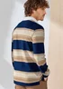 Cotton Traders Pale Camel Signature Long Sleeve Rugby Shirt - 5XL Image 2
