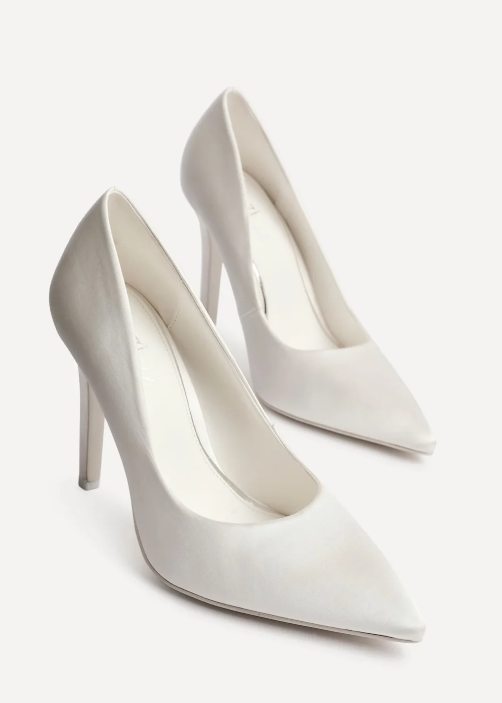 Linzi Solemate Bridal Ivory Satin Court Heels - Size 7 Image 4